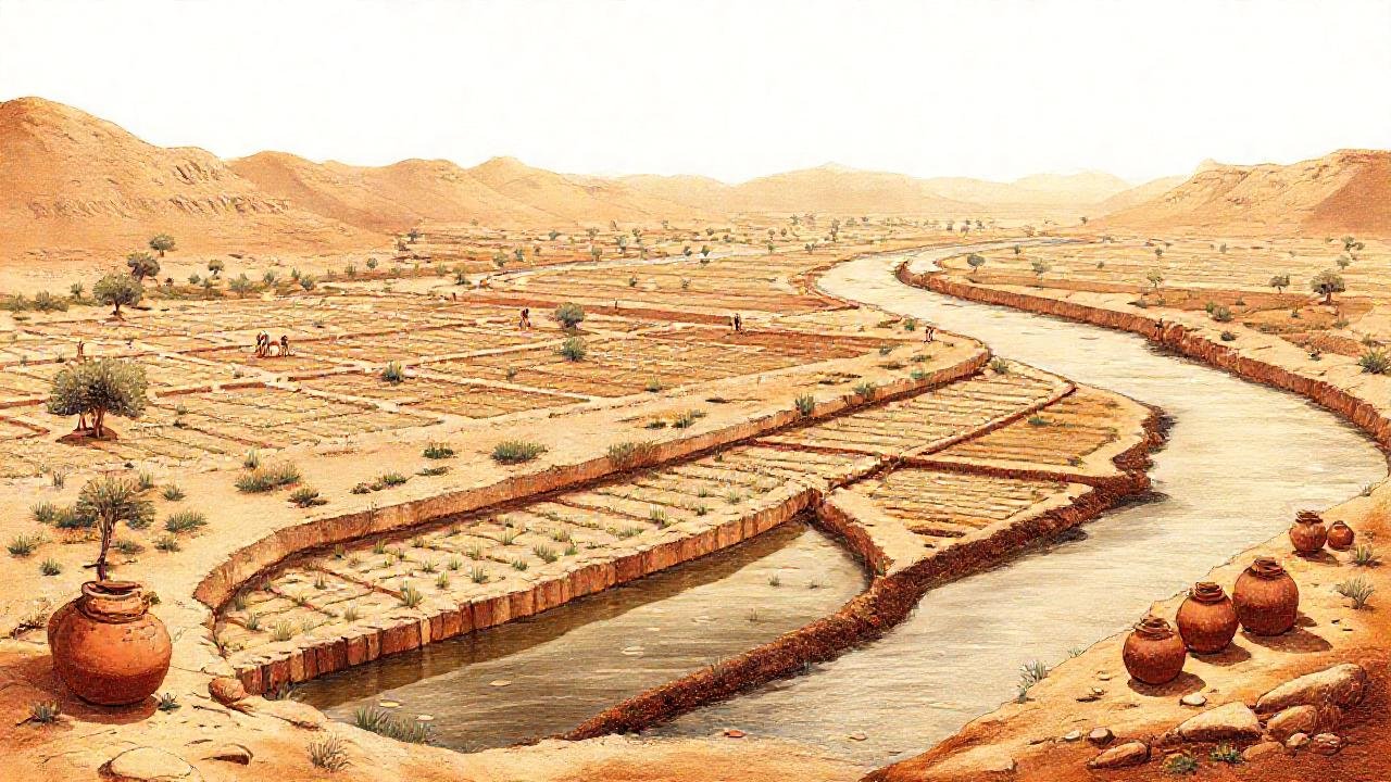 Canales indios nutrieron una civilización próspera