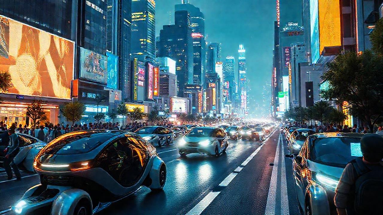 Una ciudad futurista