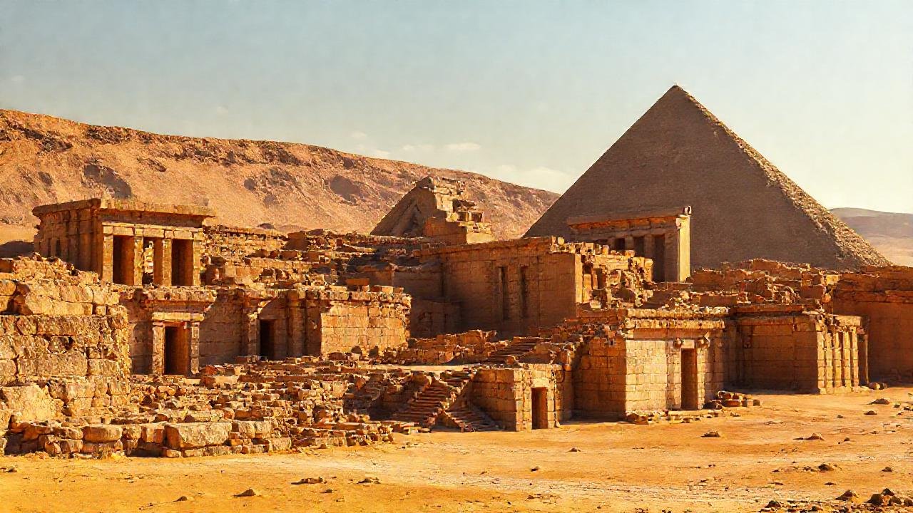 Pirámides antiguas evocan un pasado grandioso