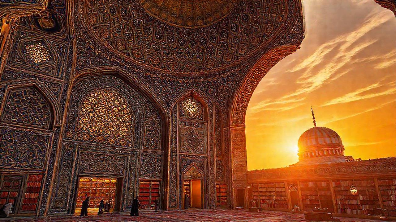 Arquitectura islámica resplandece en el desierto