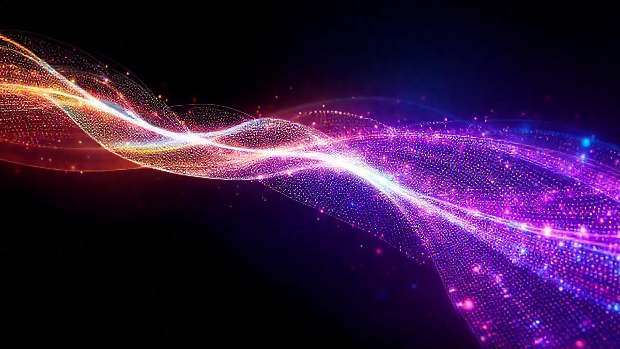 Ondas de energía visuales y abstractas