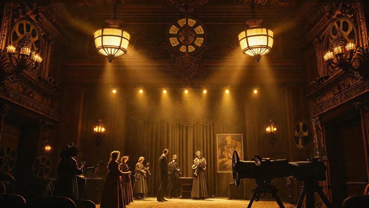 Teatro victoriano: una imagen cinematográfica antigua