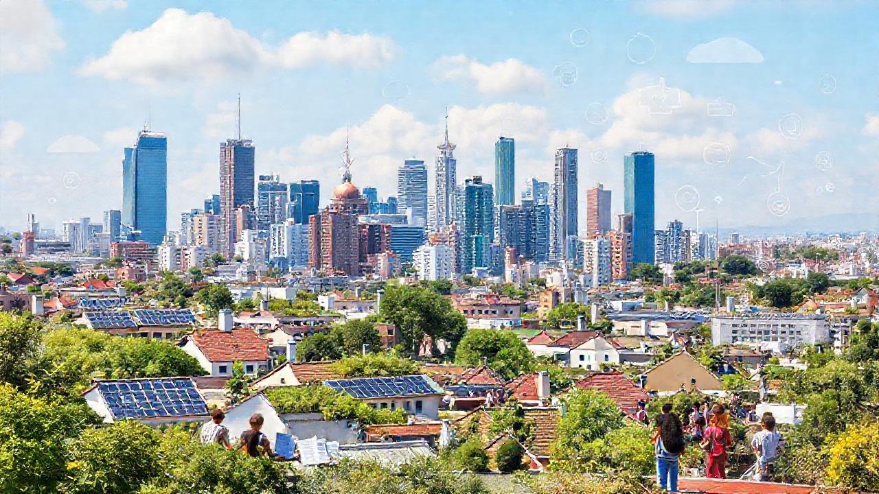 Una ciudad sostenible y esperanzadora emerge