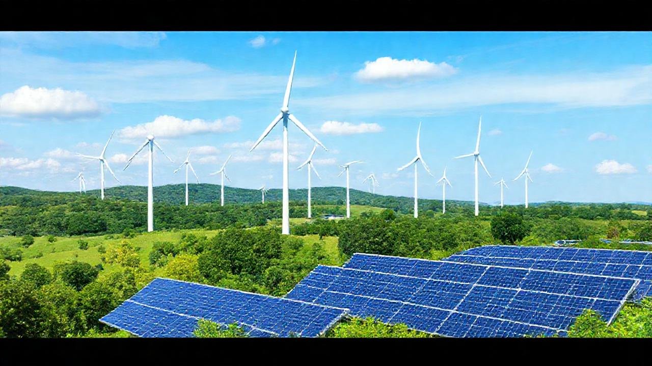 Energía limpia construye un futuro brillante