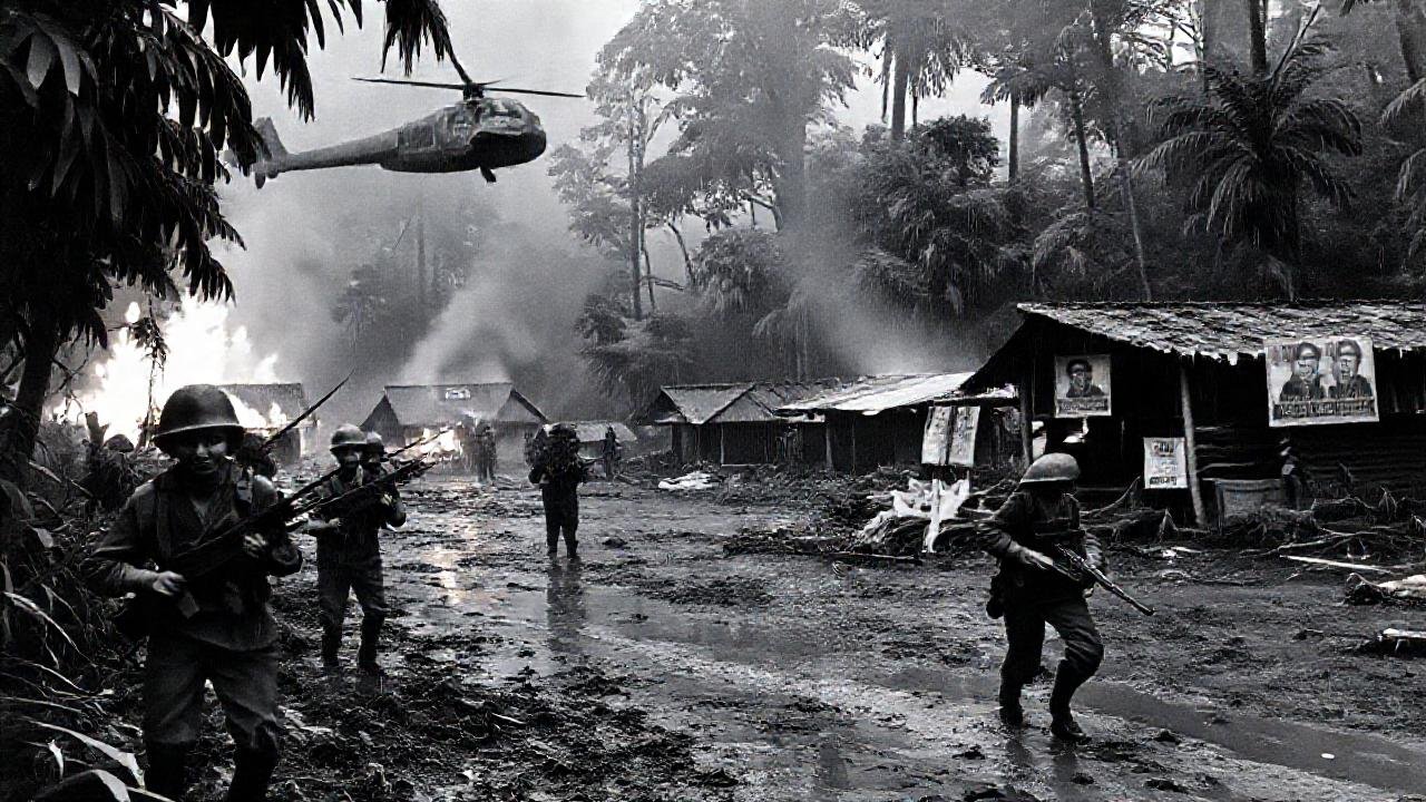 La guerra de Vietnam fue caos y horror