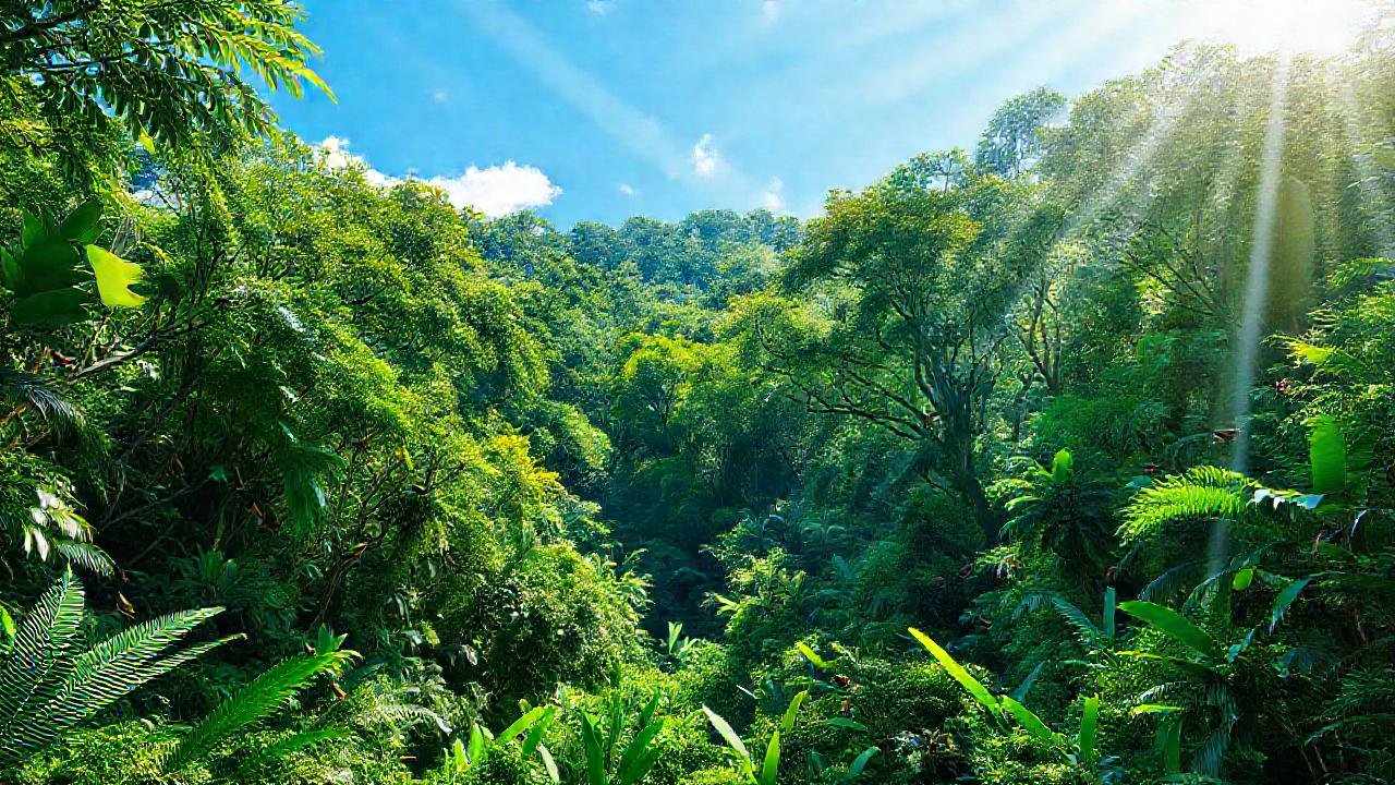 Selva exuberante: vida