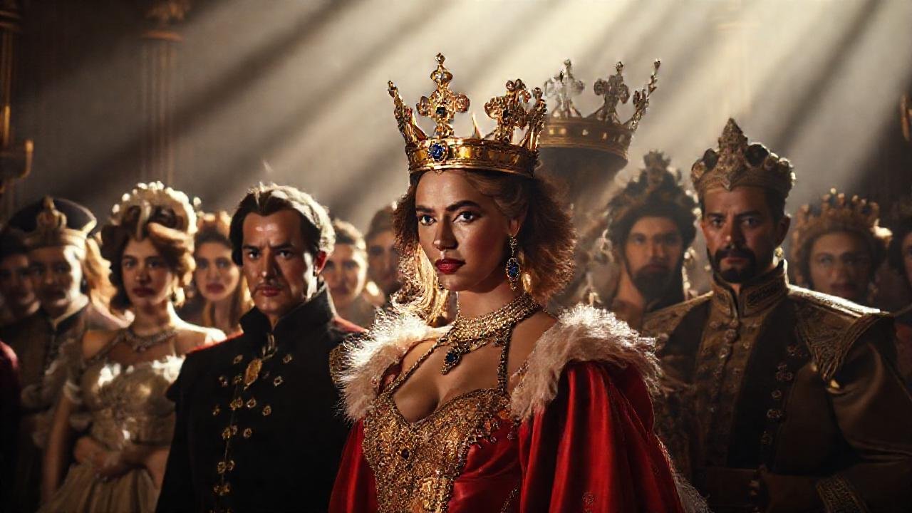 Glamurosa realeza cinematográfica histórica