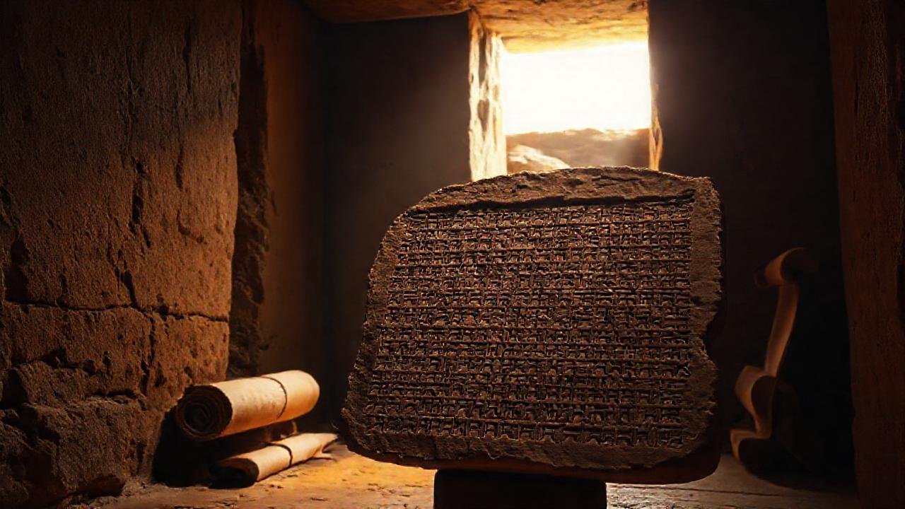 Un escriba sumerio plasmó escritura cuneiforme