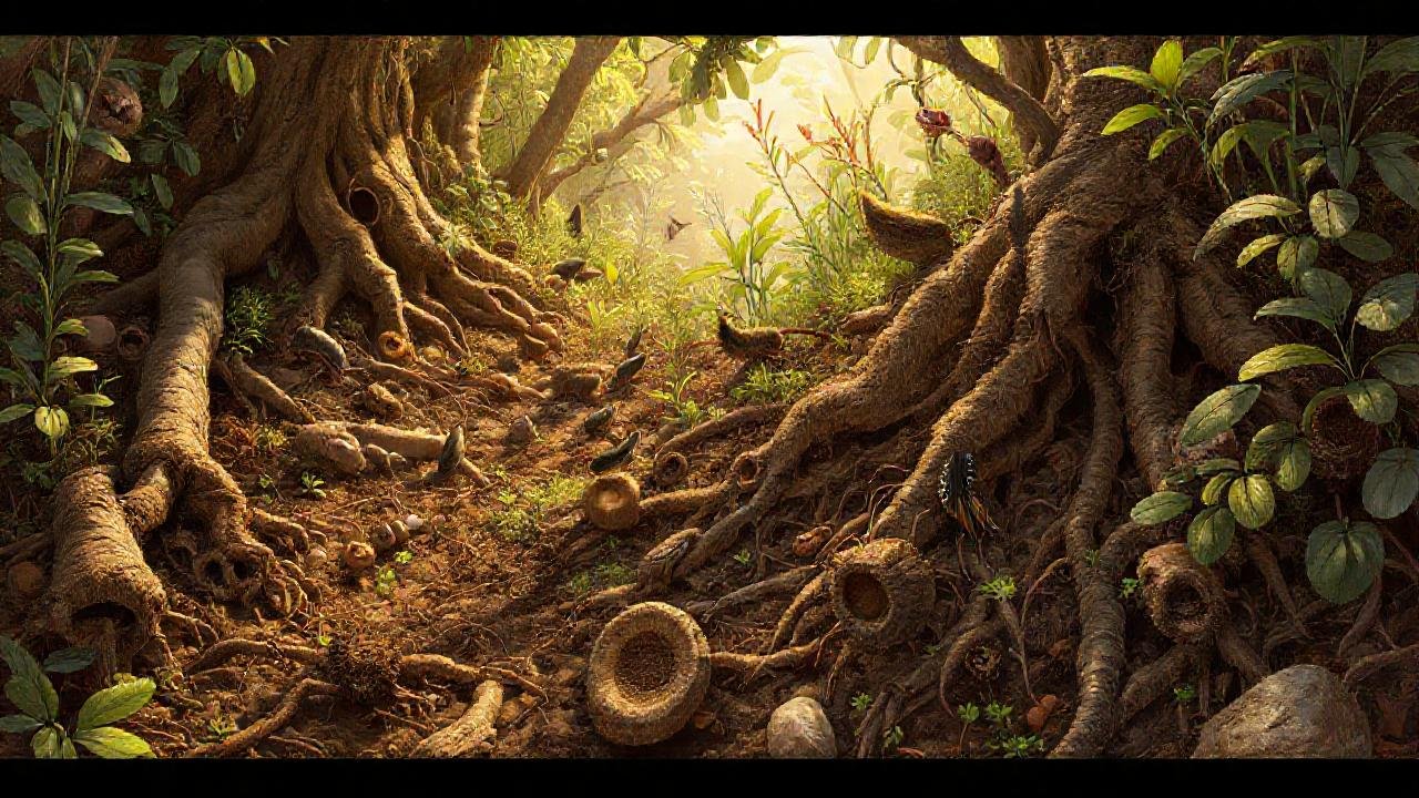 Paisaje salvaje, naturaleza y texturas botánicas