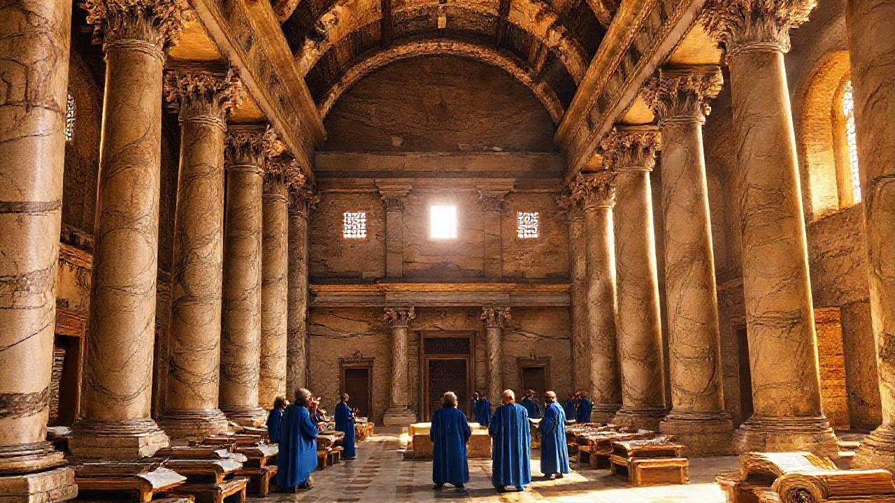 Una sinagoga antigua irradiaba luz serena