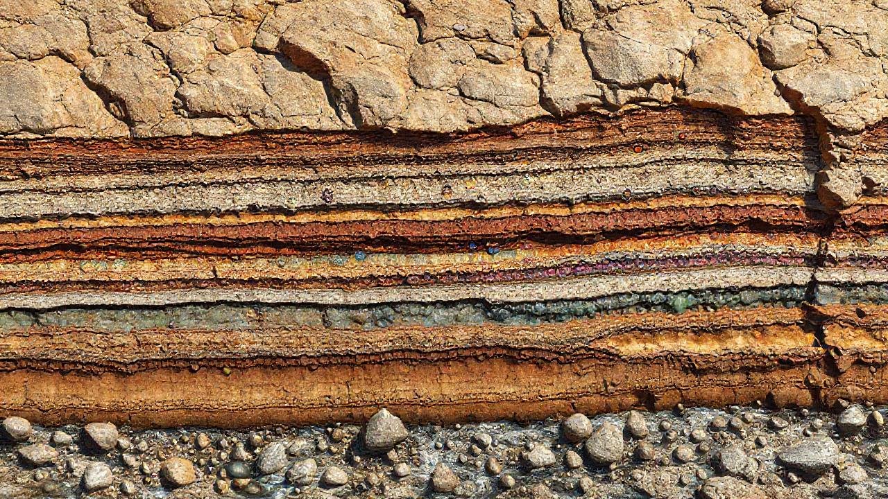 Roca antigua revela historia geológica