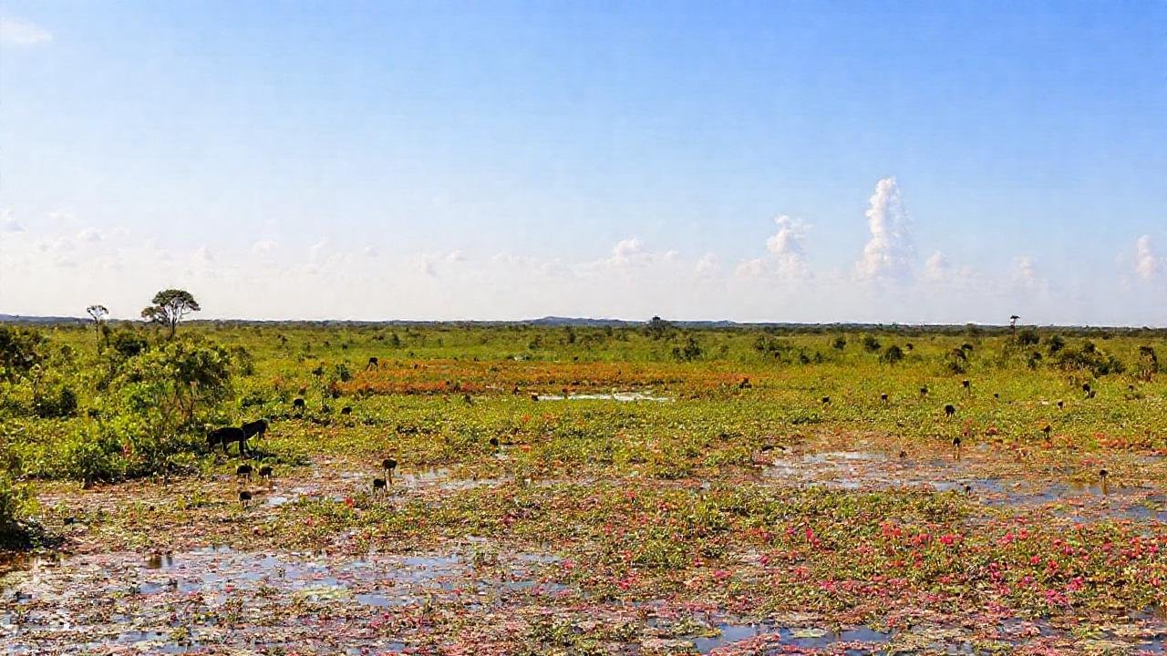 El Pantanal brasileño ofrece paisajes espectaculares