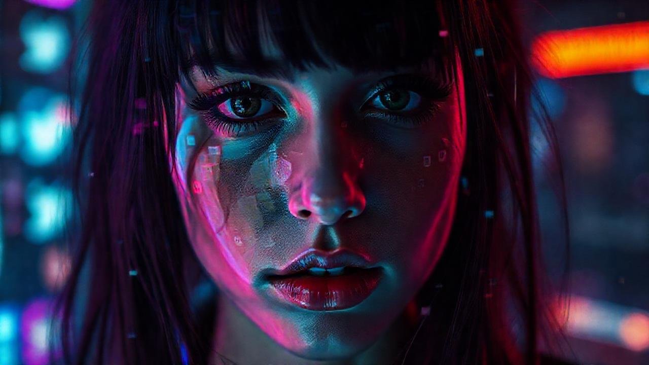 Una mujer cibernética, melancólica y fragmentada