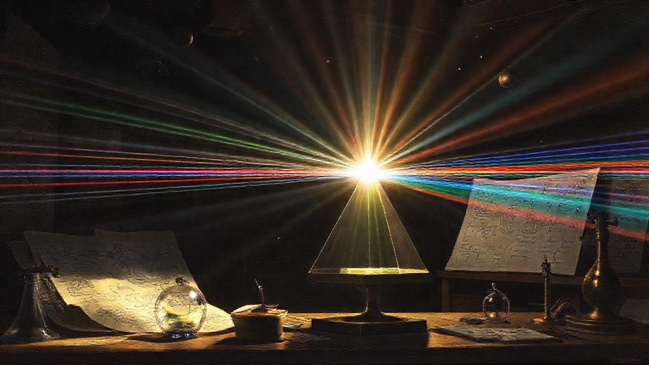 Newton descubrió el espectro de la luz